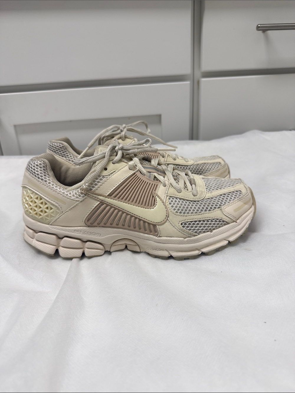 Nike Women’s Athletic Sneakers - Cream and Tan